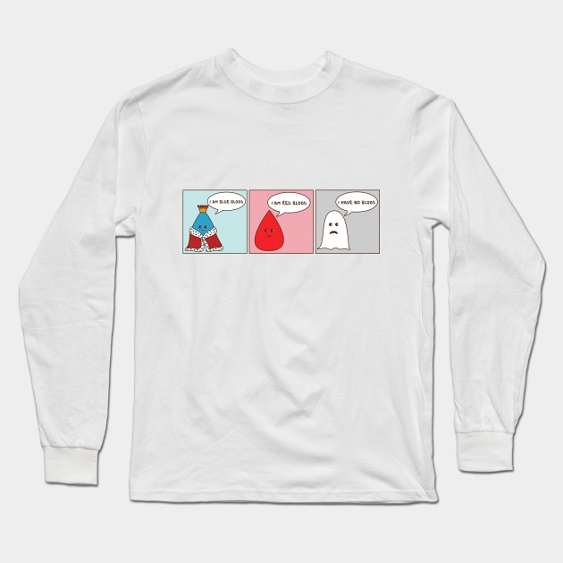 Blood Class Long Sleeve T-Shirt by chyneyee